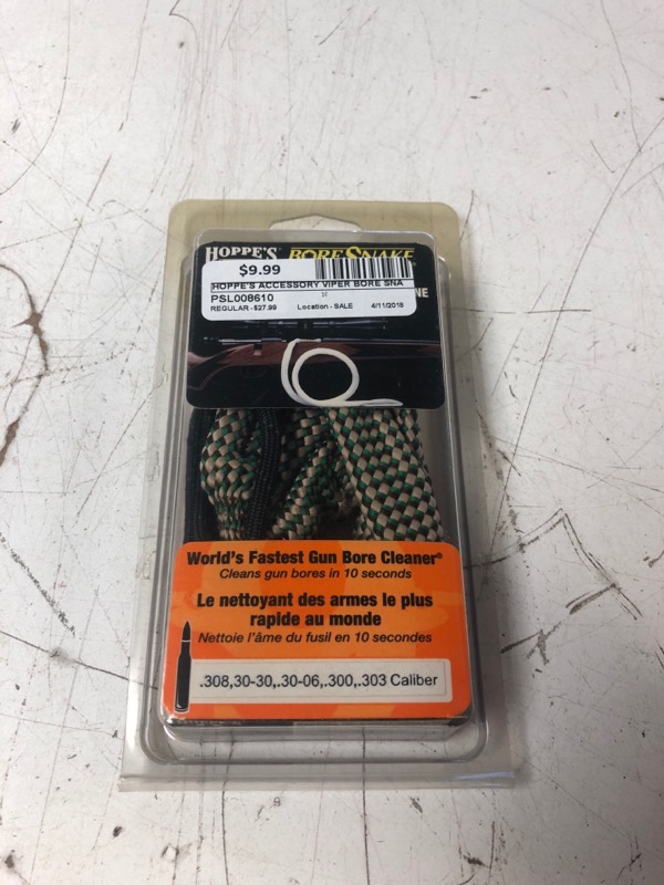 HOPPE'S Accessories VIPER BORE SNAKE .308 Acceptable Used Guns