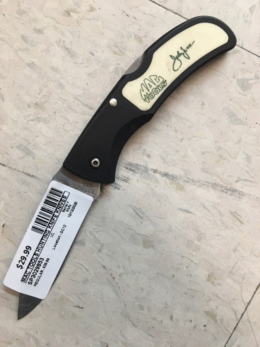 MAC TOOLS KNIVES Good Used Guns