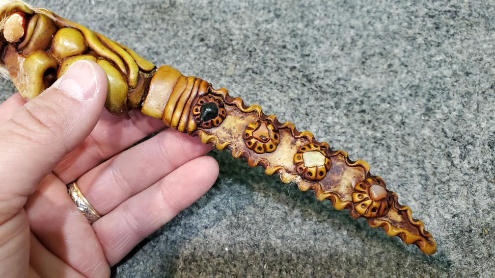 Unique Voodoo / Tribal Ceremonial Dagger Knife Super Cool & Rare Very
