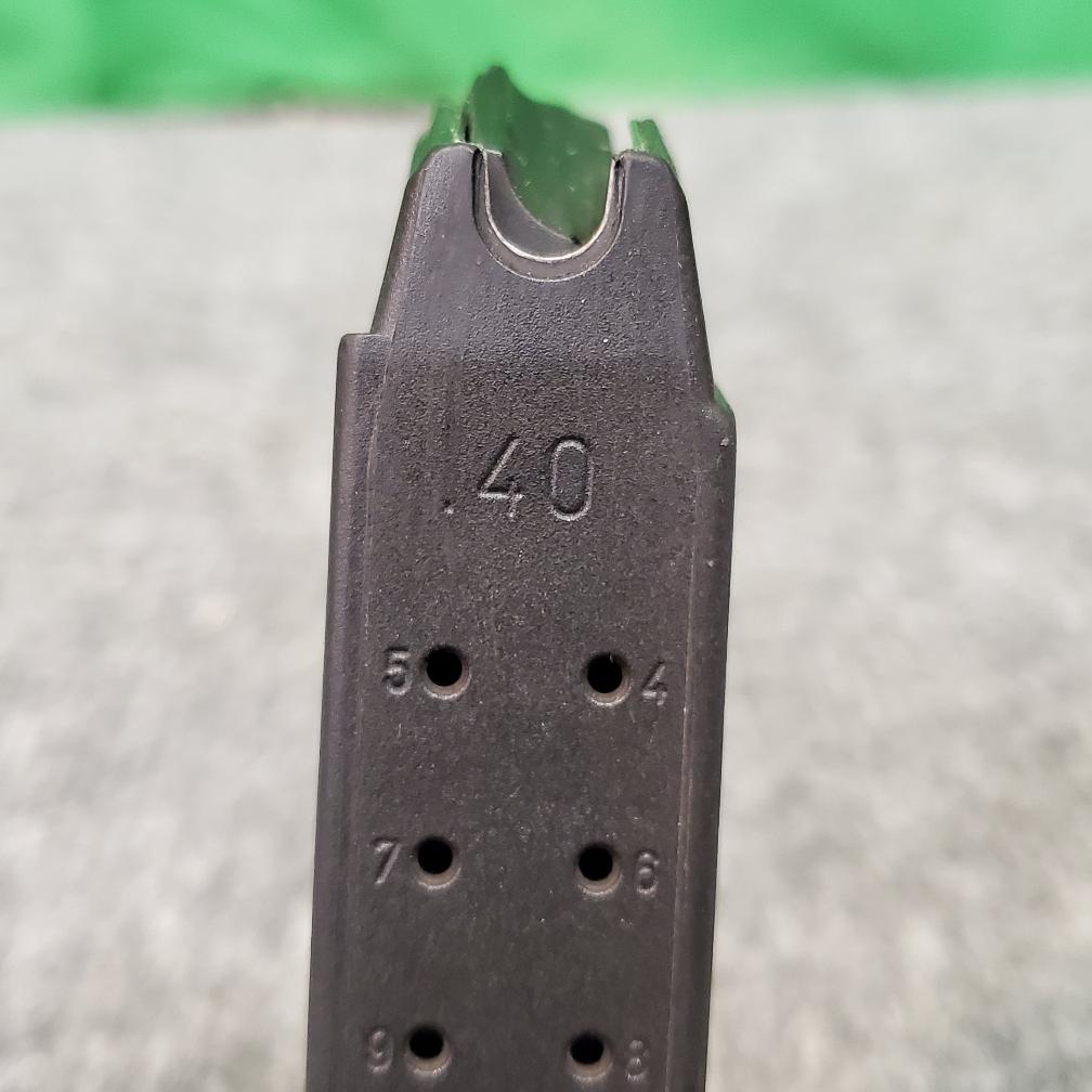 Glock 22 U-notch 40 S&w Factory Magazine - 14rd - Black - Gen 2 Very 