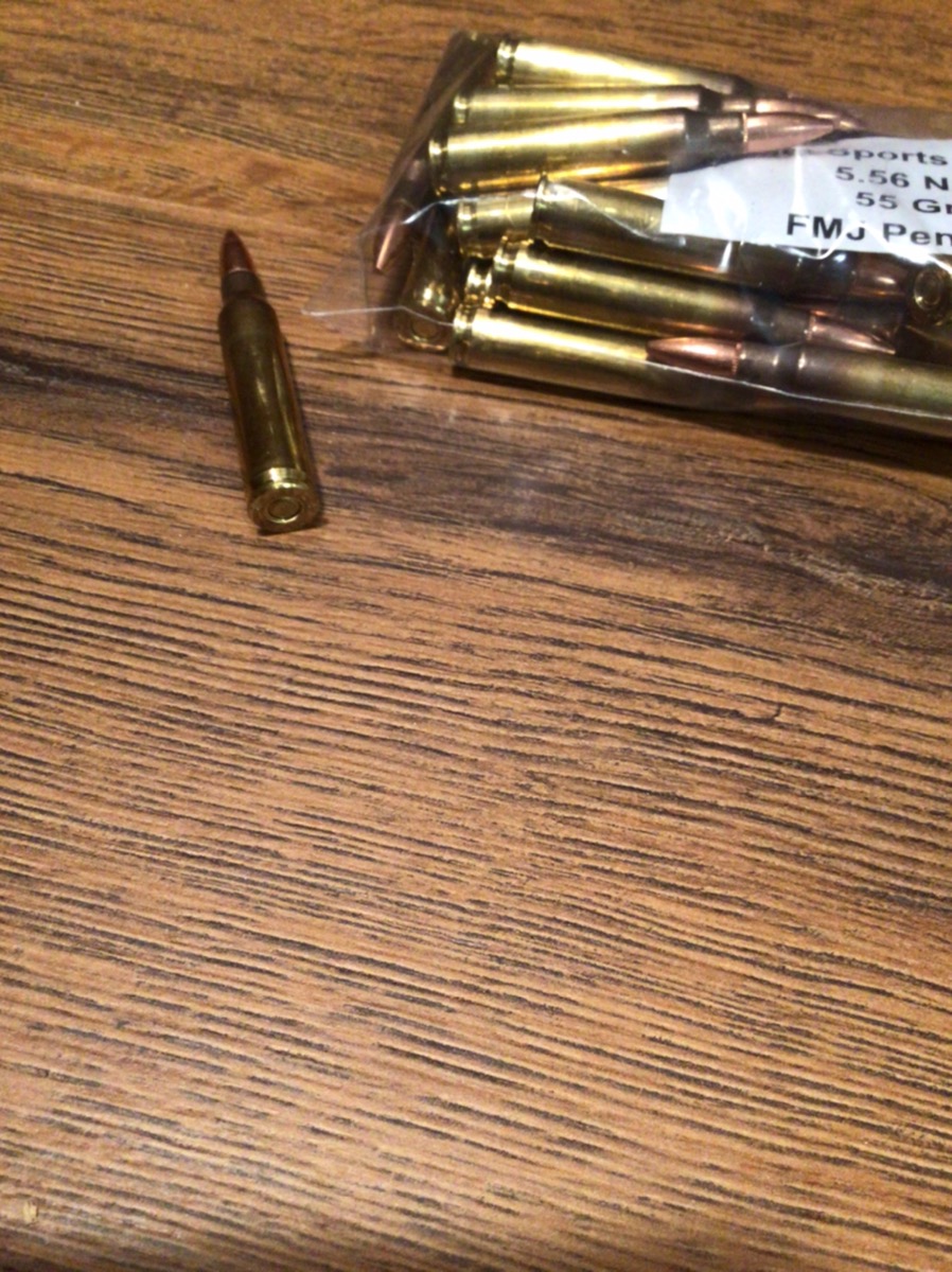 TARGET SPORTS USA 30 ROUNDS 5.56MM NATO XM193 AMMO Good Used Guns