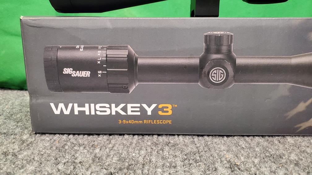 SIG Sauer Whiskey3 39x40 Rifle Scope QuadPlex NonIlluminated Reticle