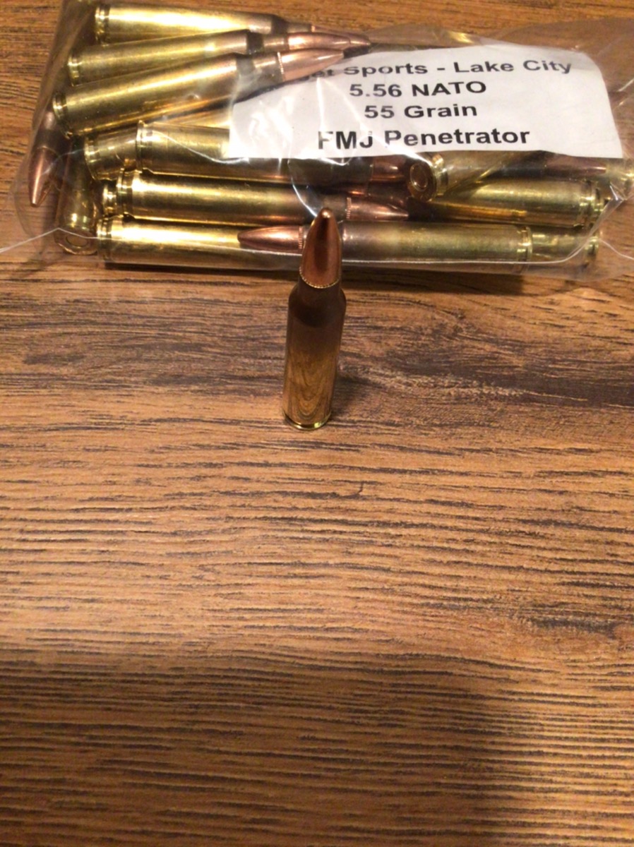 TARGET SPORTS USA 30 ROUNDS 5.56MM NATO XM193 AMMO Good Used Guns