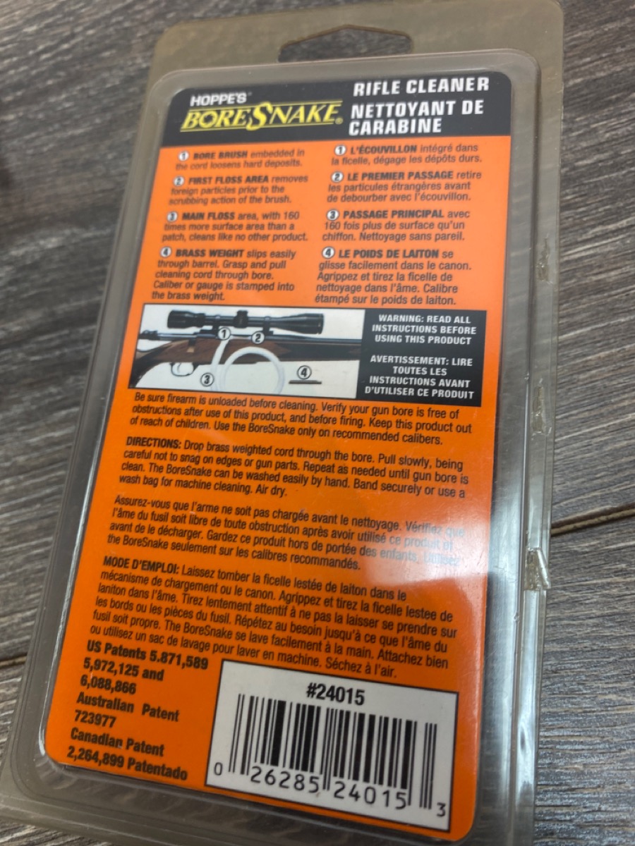 HOPPE'S Accessories VIPER BORE SNAKE .308 Acceptable Used Guns