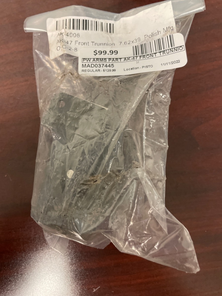 PW ARMS AK47 FRONT TRUNNION 7.62X39 POLISH MFG Very Good Used Guns