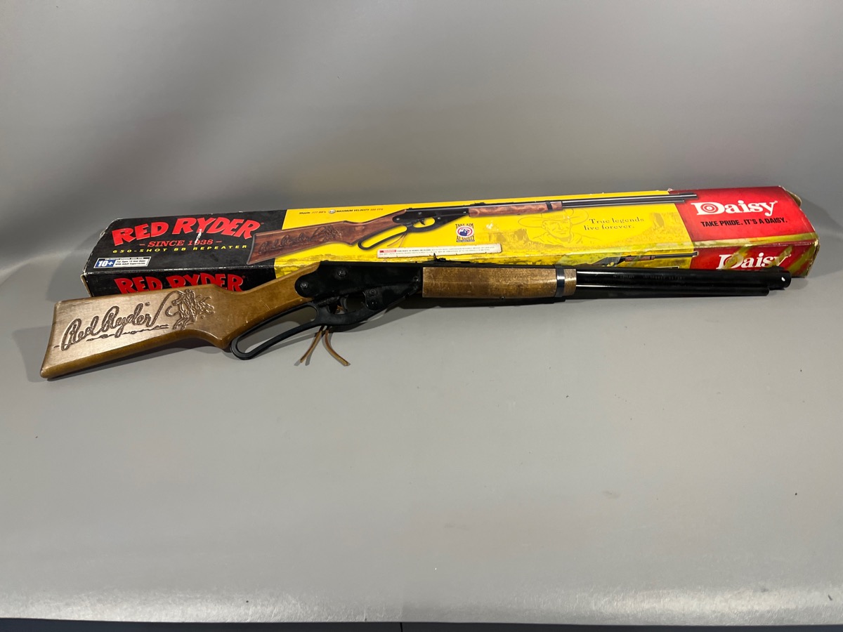 Classic Daisy Red Ryder BB Gun/Rifle Model #1938B B-B Cal 14.5mm W/box ...