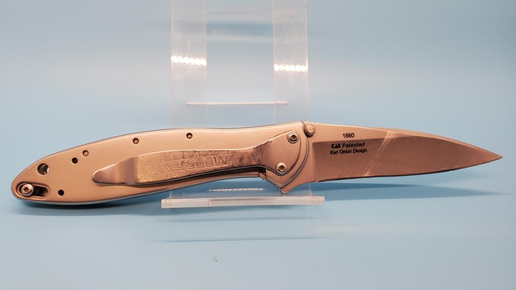 Kershaw 1660 Leek Pocket Knife Stainless Combination Assisted Opening