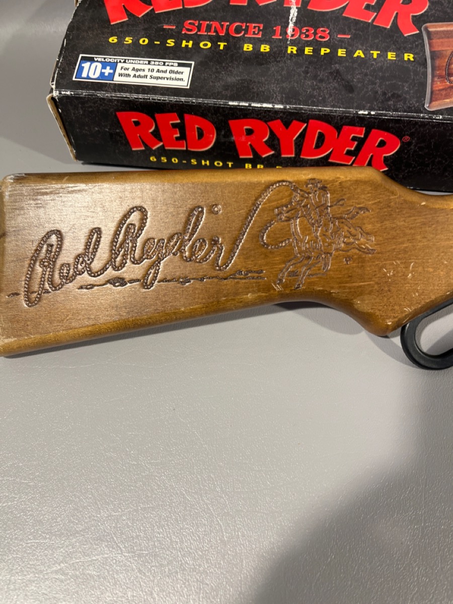 Classic Daisy Red Ryder BB Gun/Rifle Model #1938B B-B Cal 14.5mm W/box ...