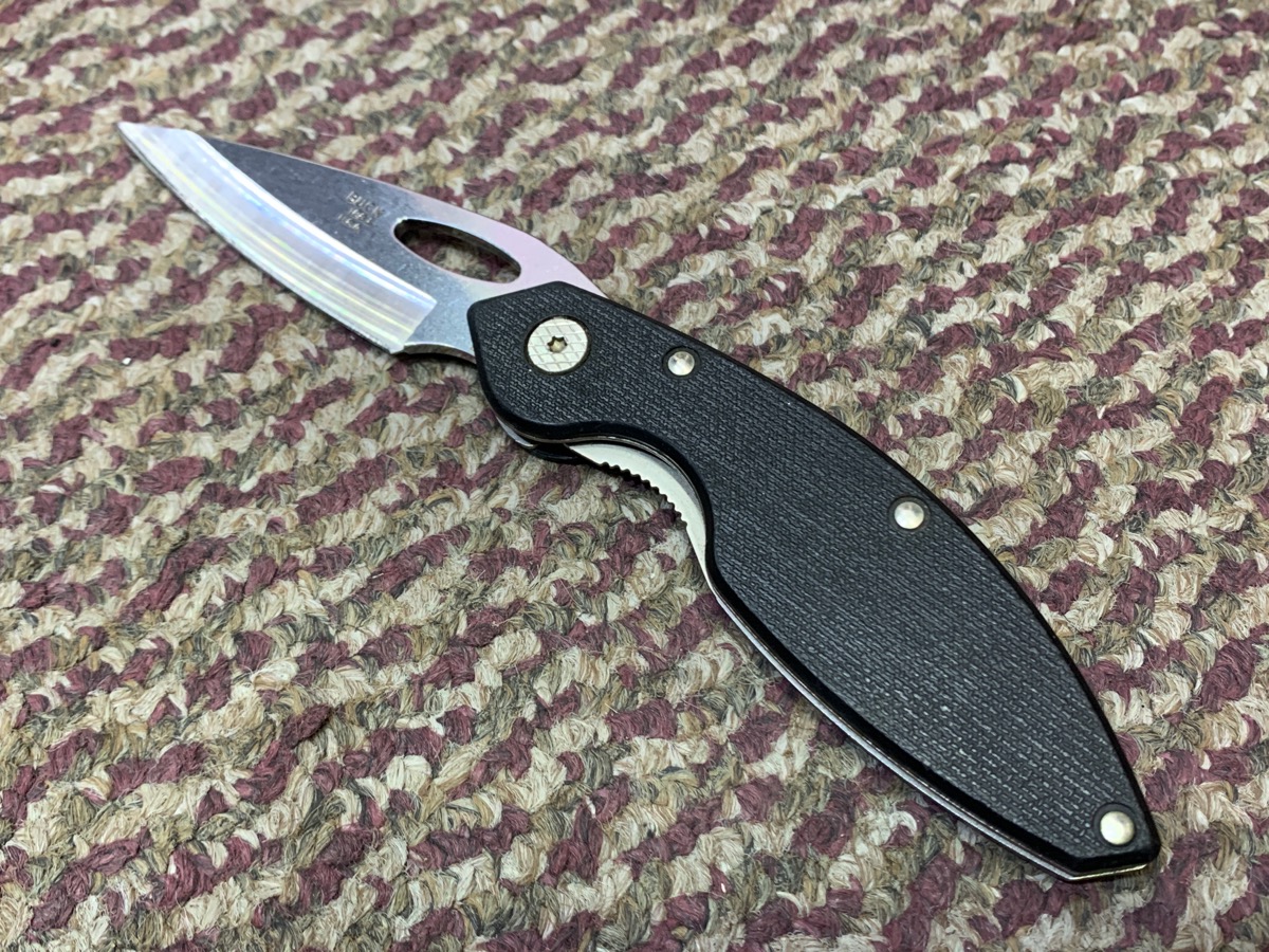 Vintage Buck 186 Odyssey Folder Knife USA Good Used Guns