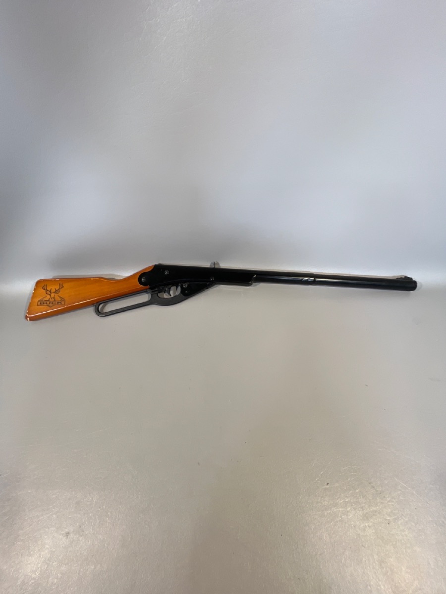 DAISY MODEL 105B, WOOD STOCK, LEVER ACTION, .177CAL BB/ PELLET. Good ...