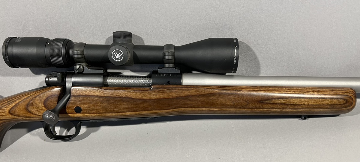 WINCHESTER MODEL 70 HV .223 REM RIFLE, LAMINATE STOCK VORTEX SCOPE 2