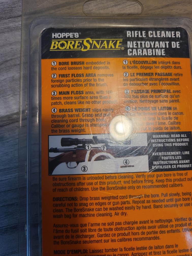 HOPPE'S VIPER BORE SNAKE .308 Acceptable Used Guns