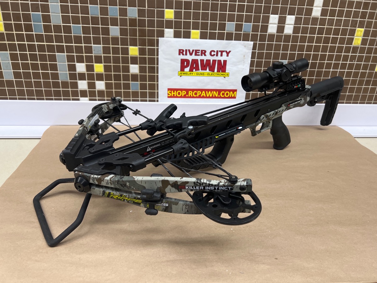 KILLER INSTINCT CROSSBOWS RIPPER 425 with scope in great condition