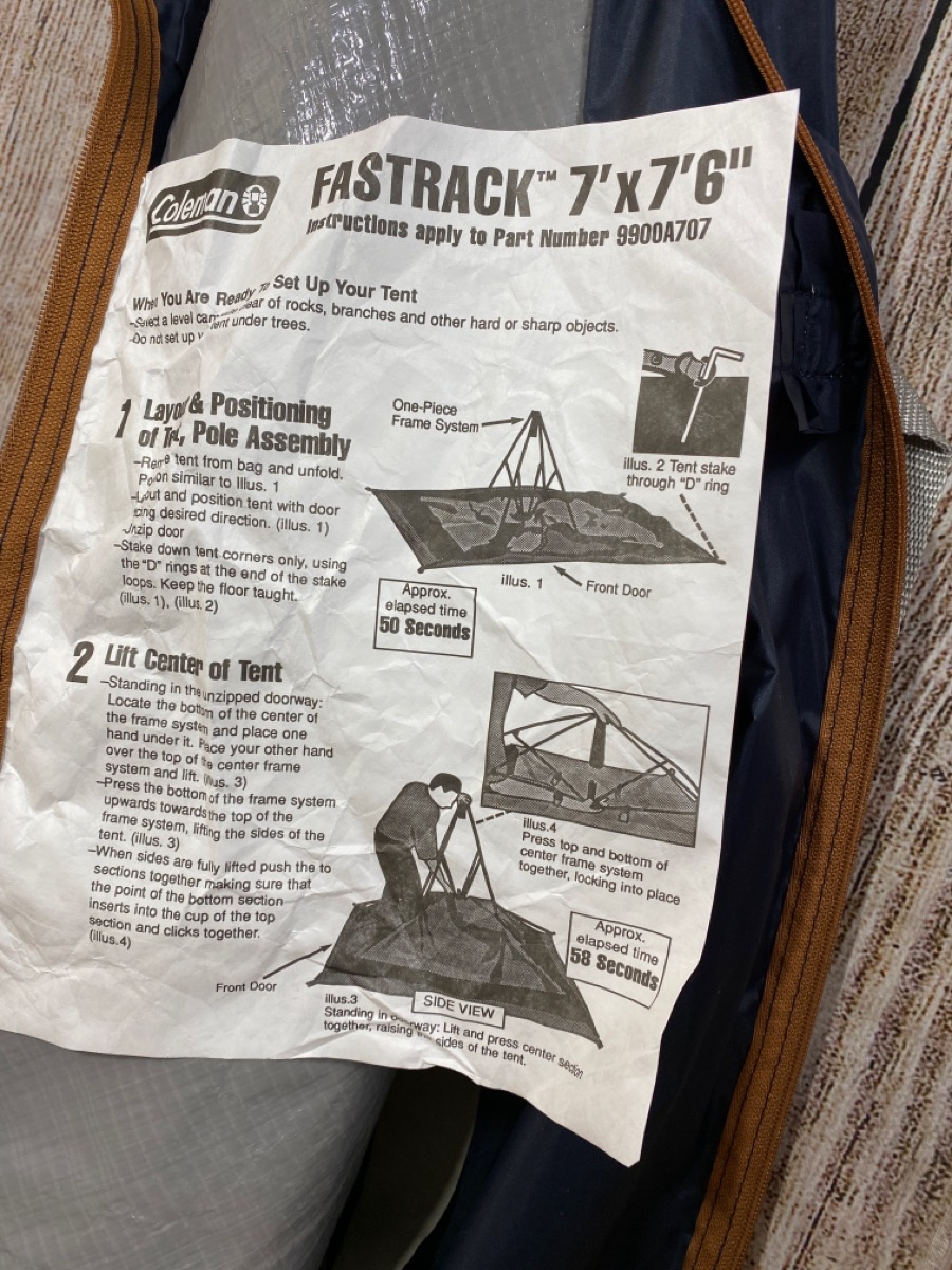 Coleman Flatwoods II 6Person Dome Tent Brand New Used Guns