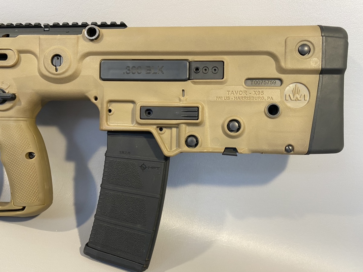 IWI TAVOR-X95 BULLPUP RIFLE FDE 300 AAC BLACK OUT16