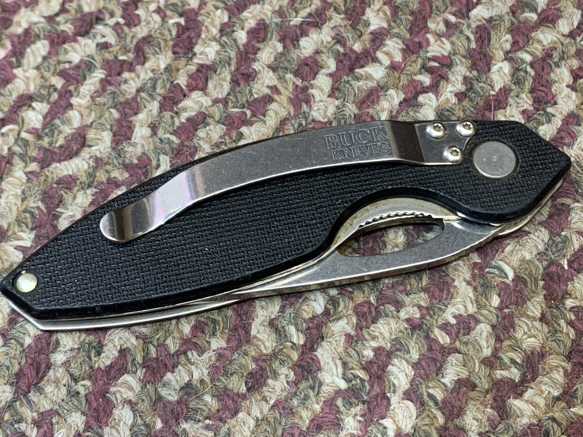 Vintage Buck 186 Odyssey Folder Knife USA Good Used Guns