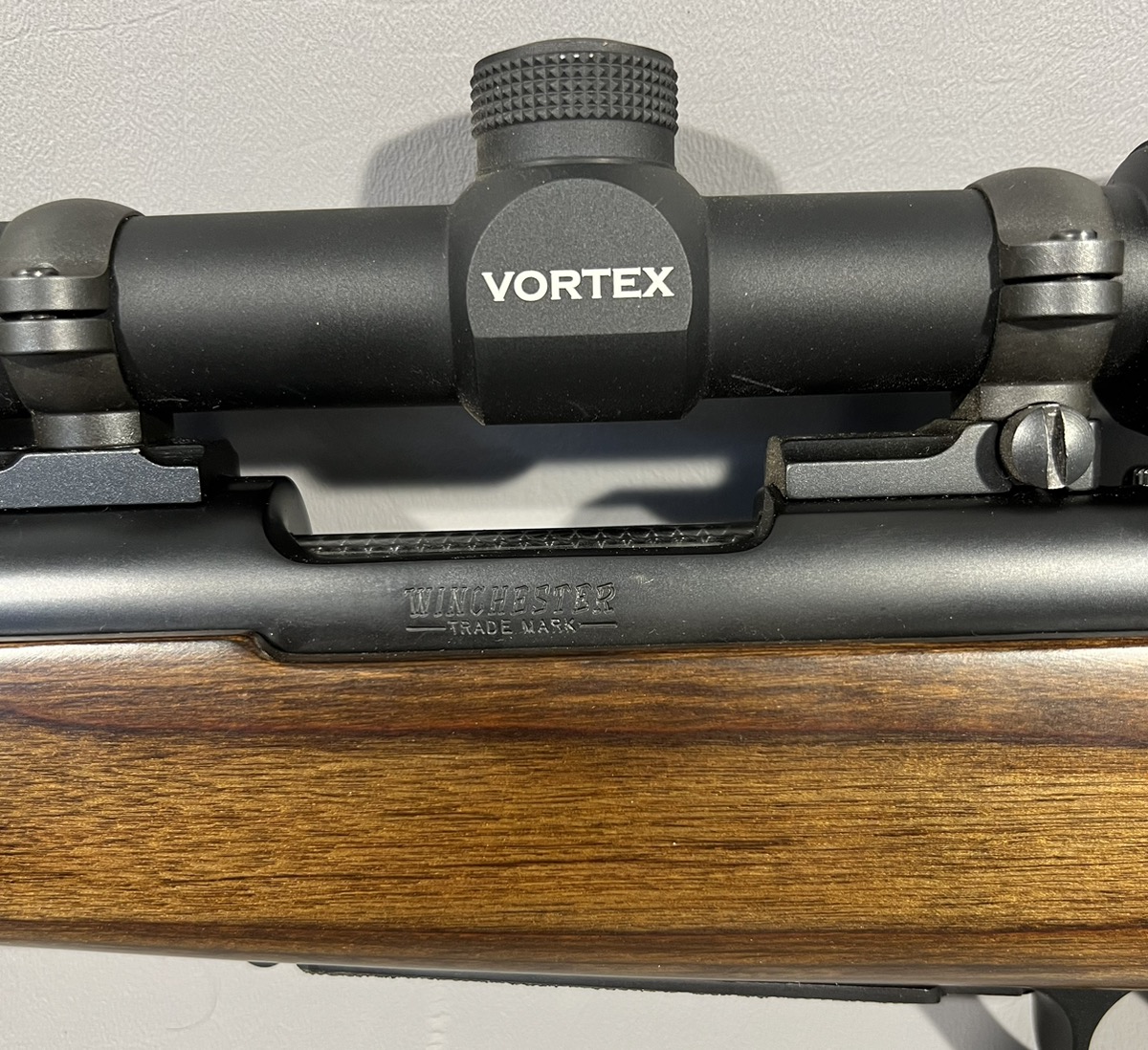 WINCHESTER MODEL 70 HV .223 REM RIFLE, LAMINATE STOCK VORTEX SCOPE 2