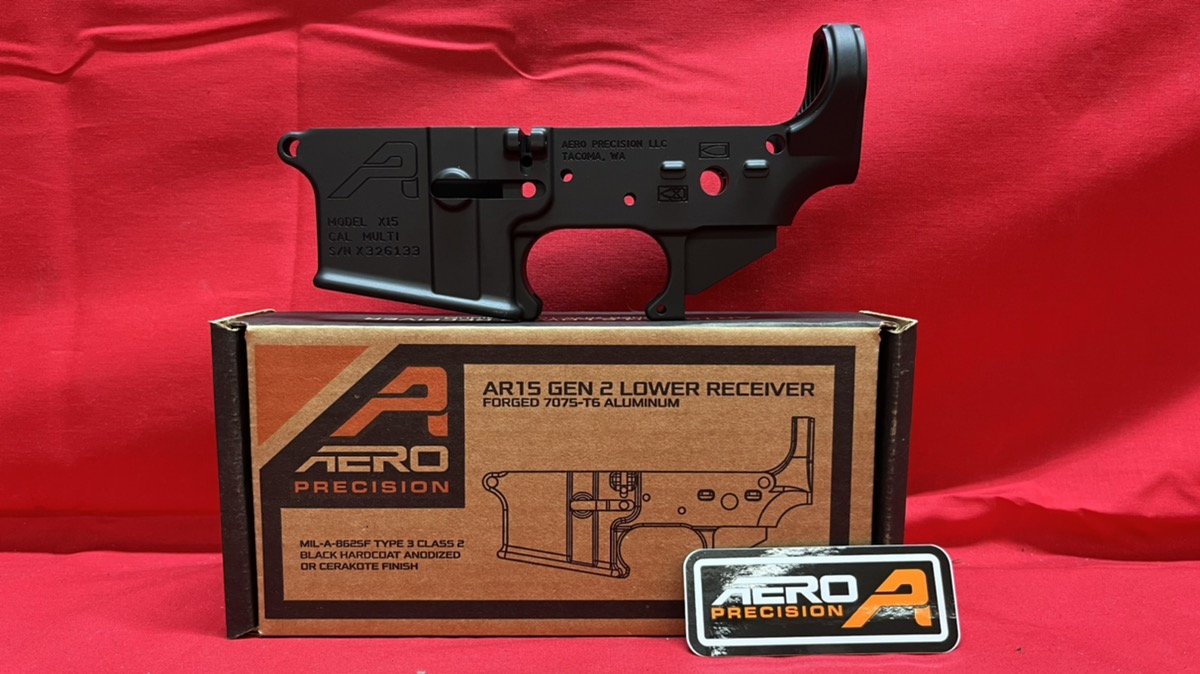 Aero Precision AR15 Stripped Lower Receiver Gen 2 Anodized Black Brand ...