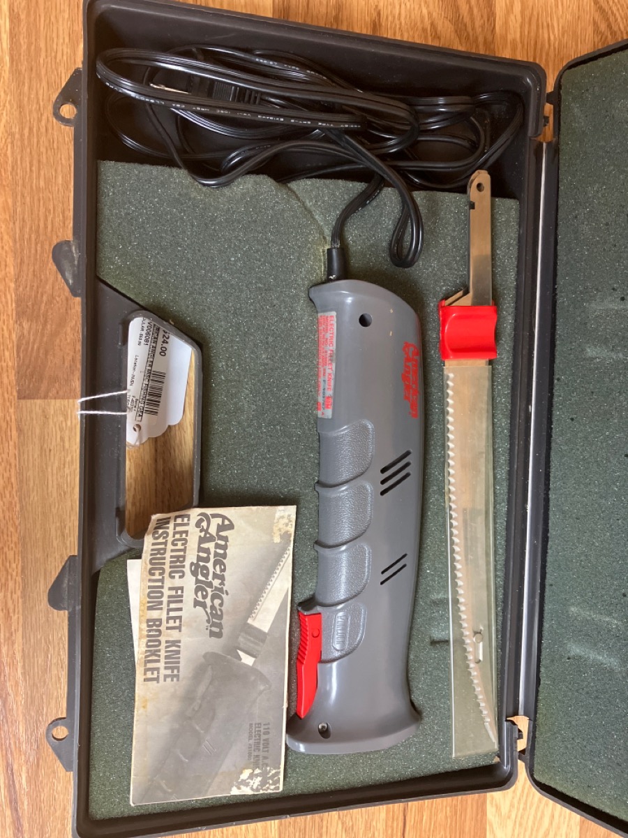 AMERICAN ANGLER ELECTRIC FILLET KNIFE Acceptable Used Guns