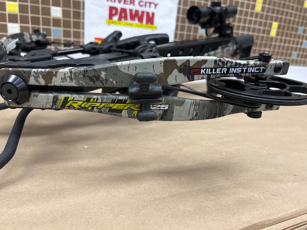 KILLER INSTINCT CROSSBOWS RIPPER 425 with scope in great condition