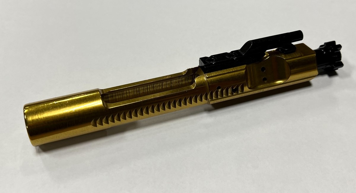 PREMIERE FIREARMS GOLD (TIN) COMPLETE BCG 556 HYBRID Brand New Used Guns