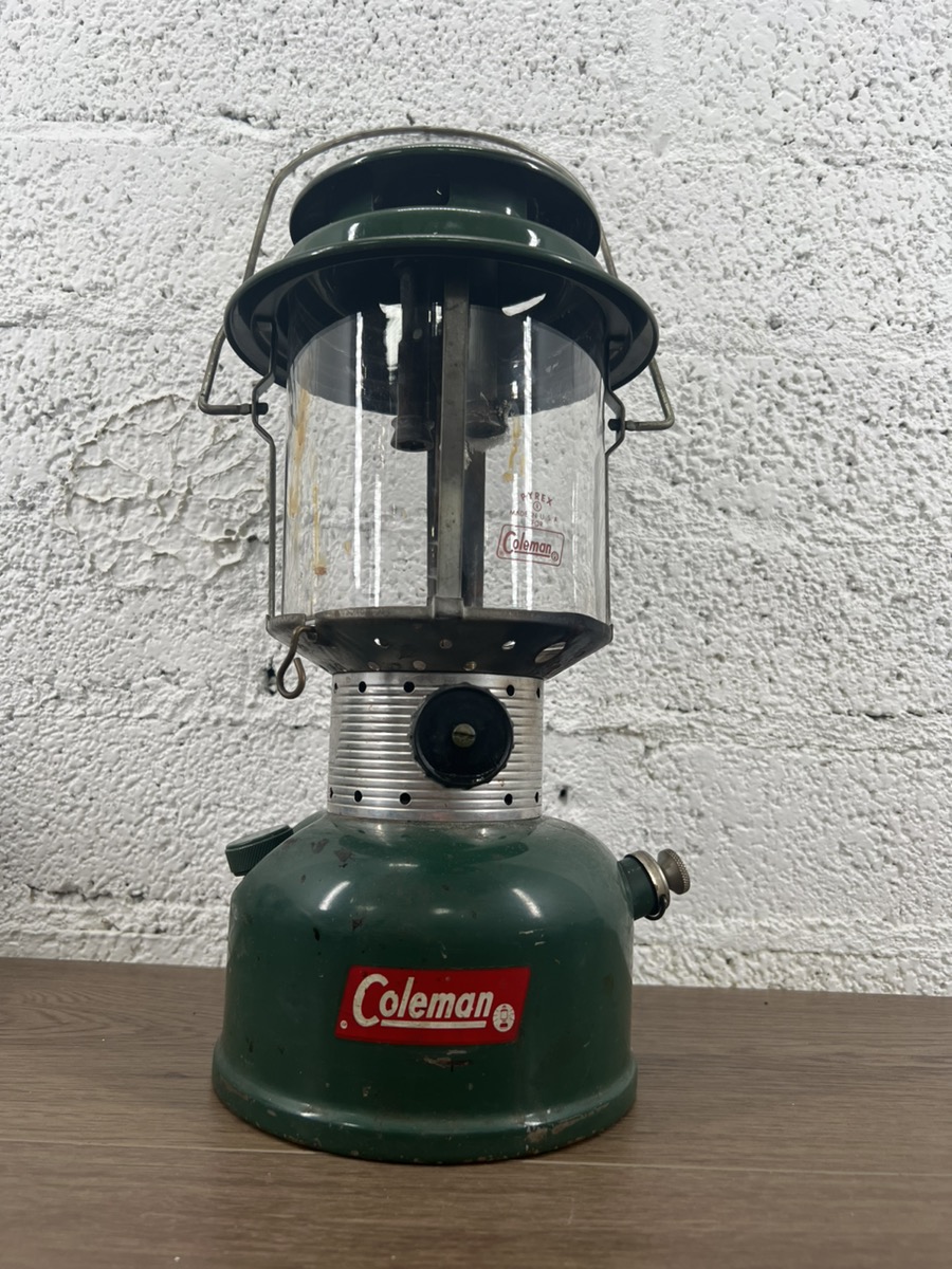COLEMAN 220F GAS CAMPING LANTERN Good Used Guns