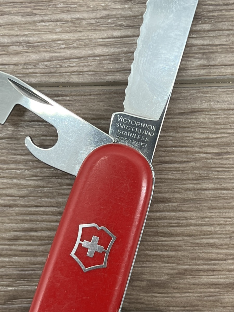 VICTORINOX ROSTFREI Swiss Army Knife ( Officier Suisse) 8 TOOL Good