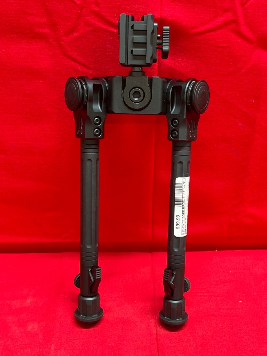 UTG Over Bore Bipod, 7"11" Center Height, Picatinny, Black Like New