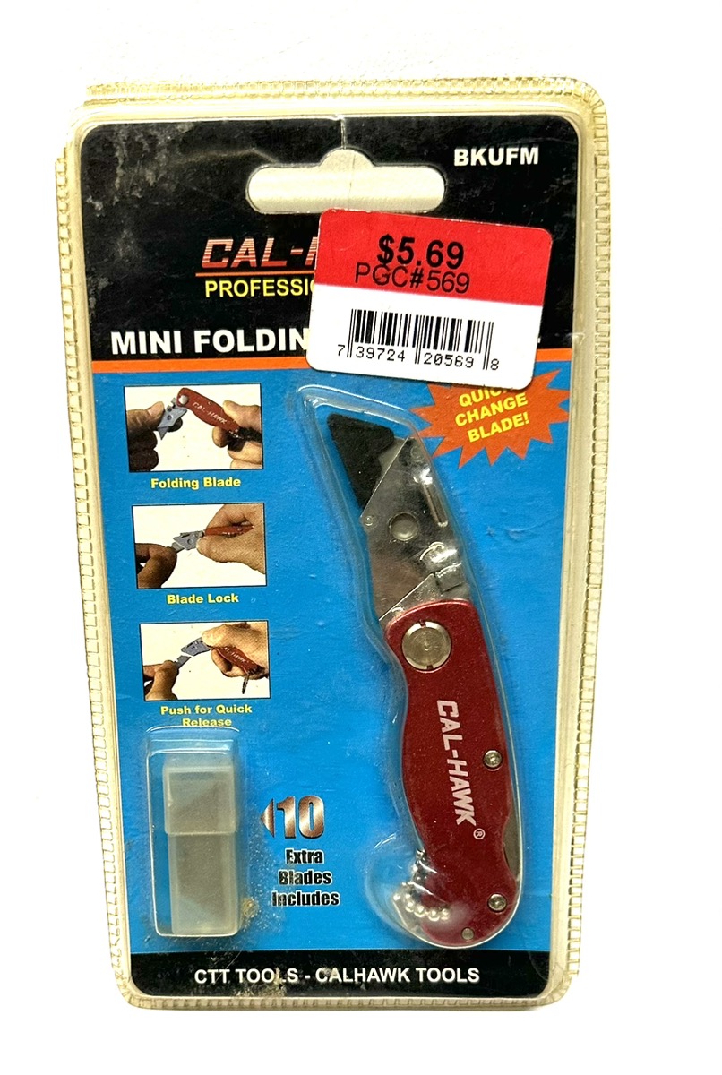 CAL-HAWK TOOLS MINI FOLDING LOCK KNIFE MODEL: BKUFM Brand New | Used Guns