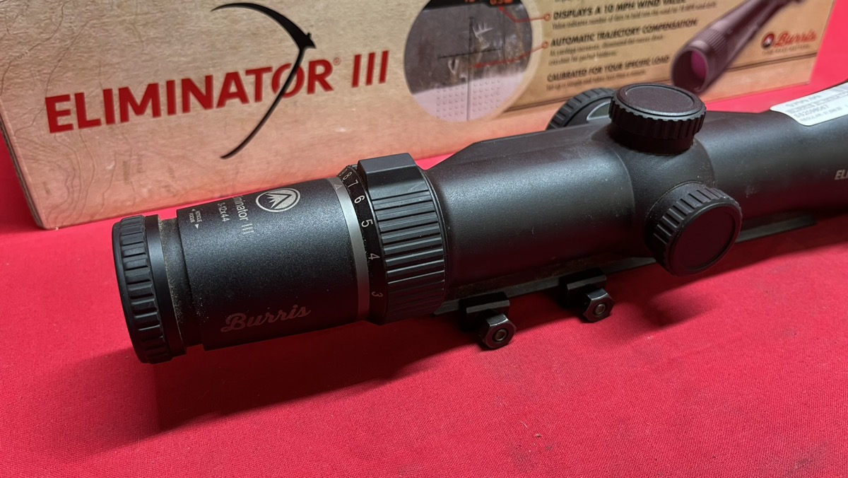 Burris Eliminator Iii 3 12x44 Laser Rangefinder Rifle Scope Very Good