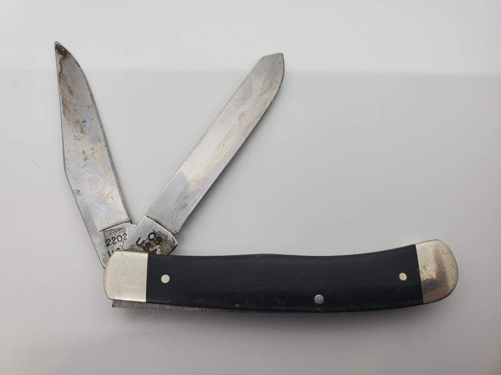 Vintage Moore Maker 2202 CS USA Matador, Texas Folding Knife Good