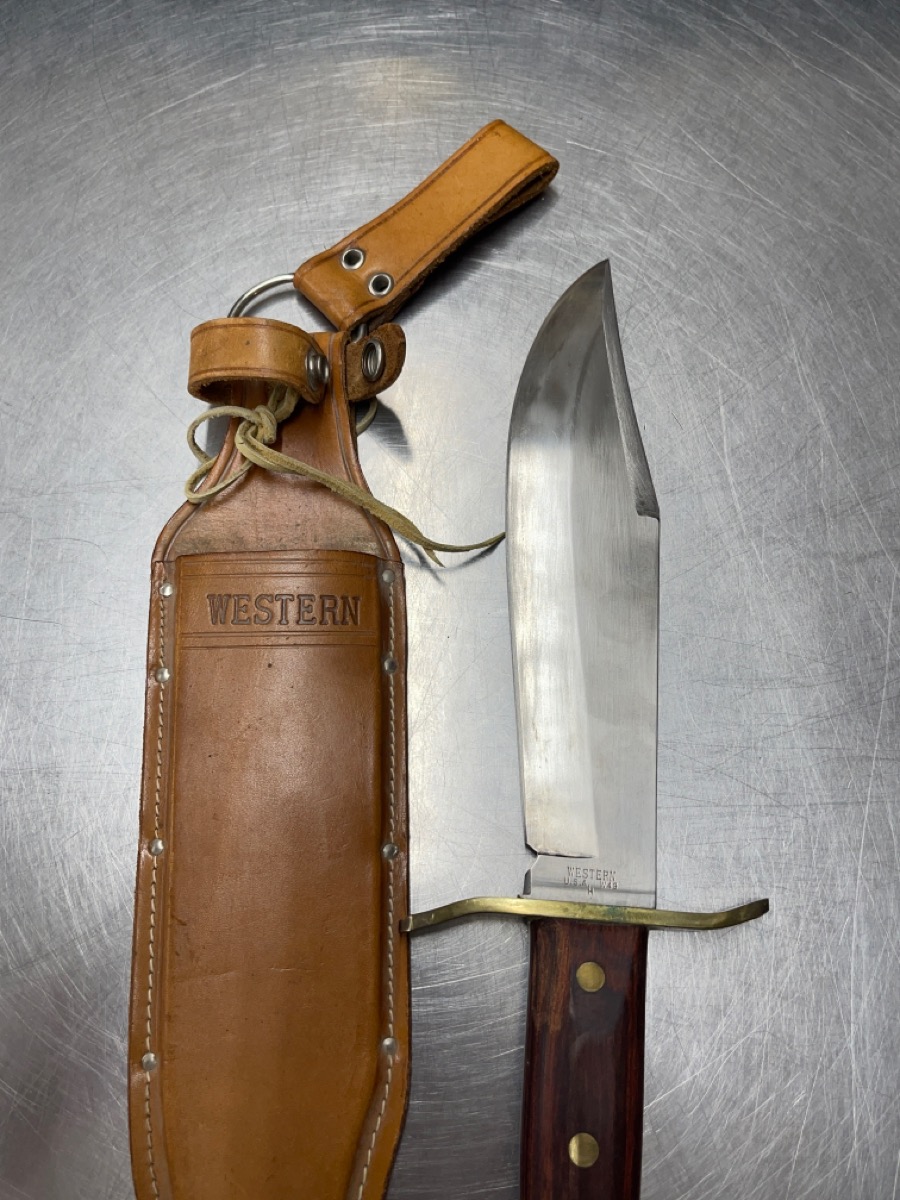 WESTERN KNIVES BOWIE KNIFE W49 9.25" Very Good Used Guns