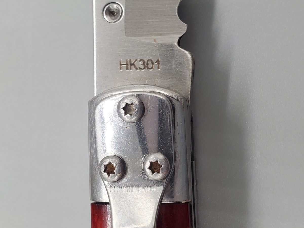 HOOEY HK301 RED FOLDING POCKET KNIFE Very Good | Used Guns