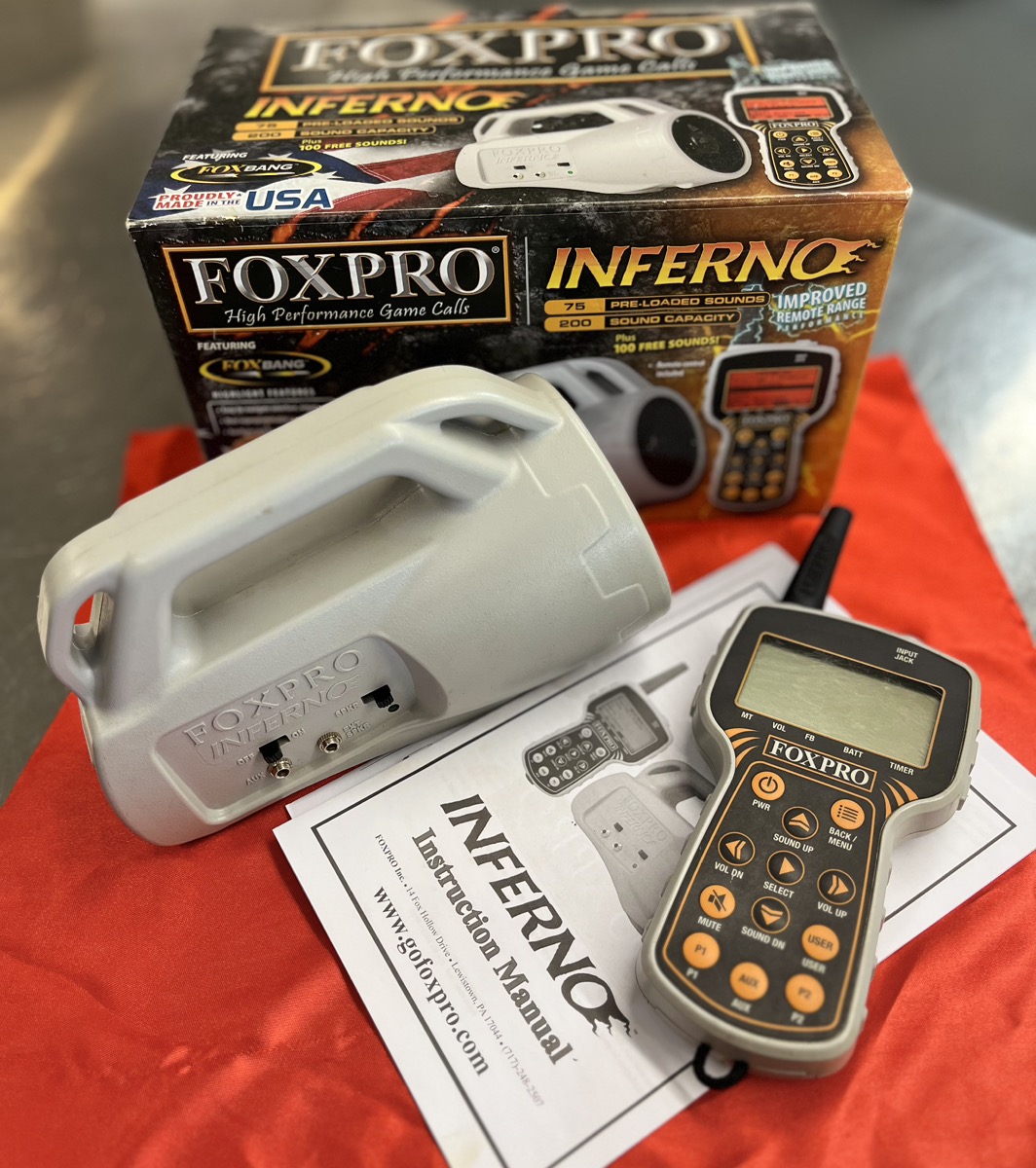 FoxPro Inferno Game Call Speaker + Remote FOXBang 200Sound Capacity in