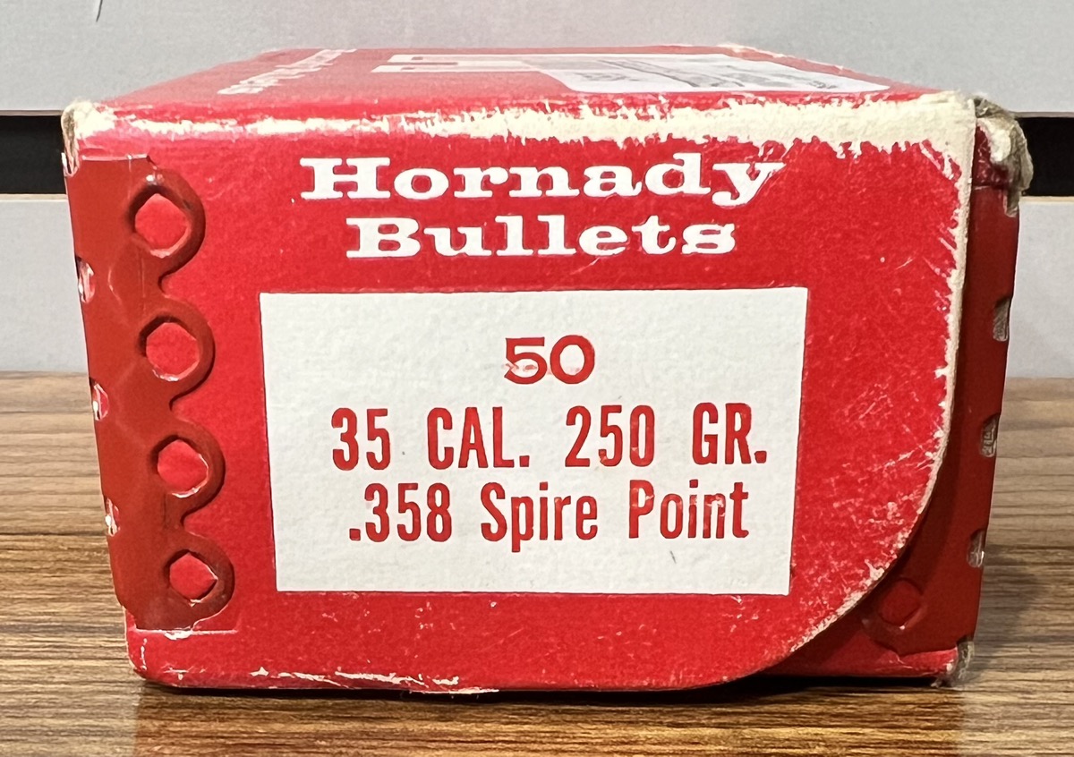 HORNADY BULLETS 35 CAL .358" 250GR SPIRE POINT; 50 COUNT Brand New ...