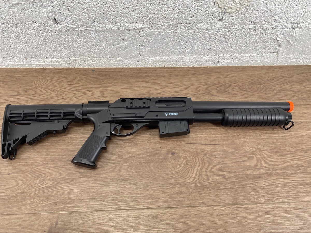 GAME FACE ASGM47 VOODOO SPRINGPOWERED PUMP ACTION AIRSOFT SHOTGUN 6