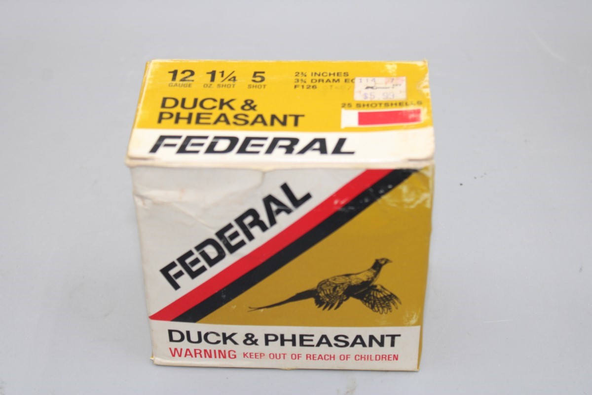 FEDERAL AMMUNITION 12GA DUCK PHEASANT Good Used Guns