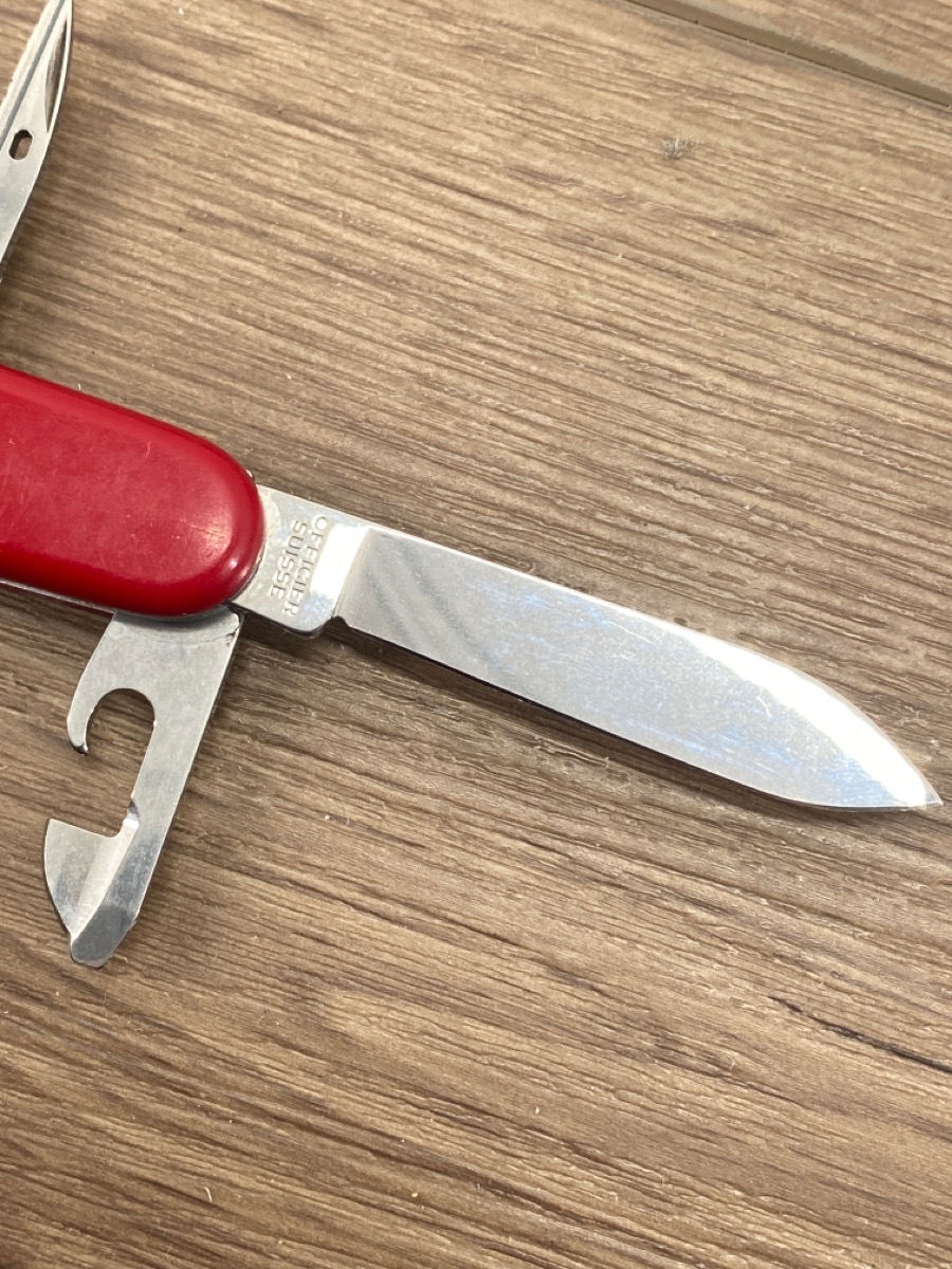 Victorinox Swiss Army Knife OffICER Suisse 7 Tool MISSING TOOTHPICK