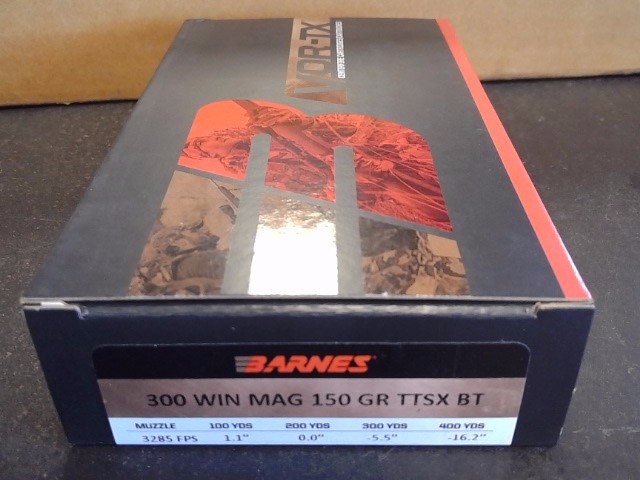 Barnes Ammunition Vor Tx 300 Win Mag 150 Gr Ttsx Bt Brand New Used Guns 8675