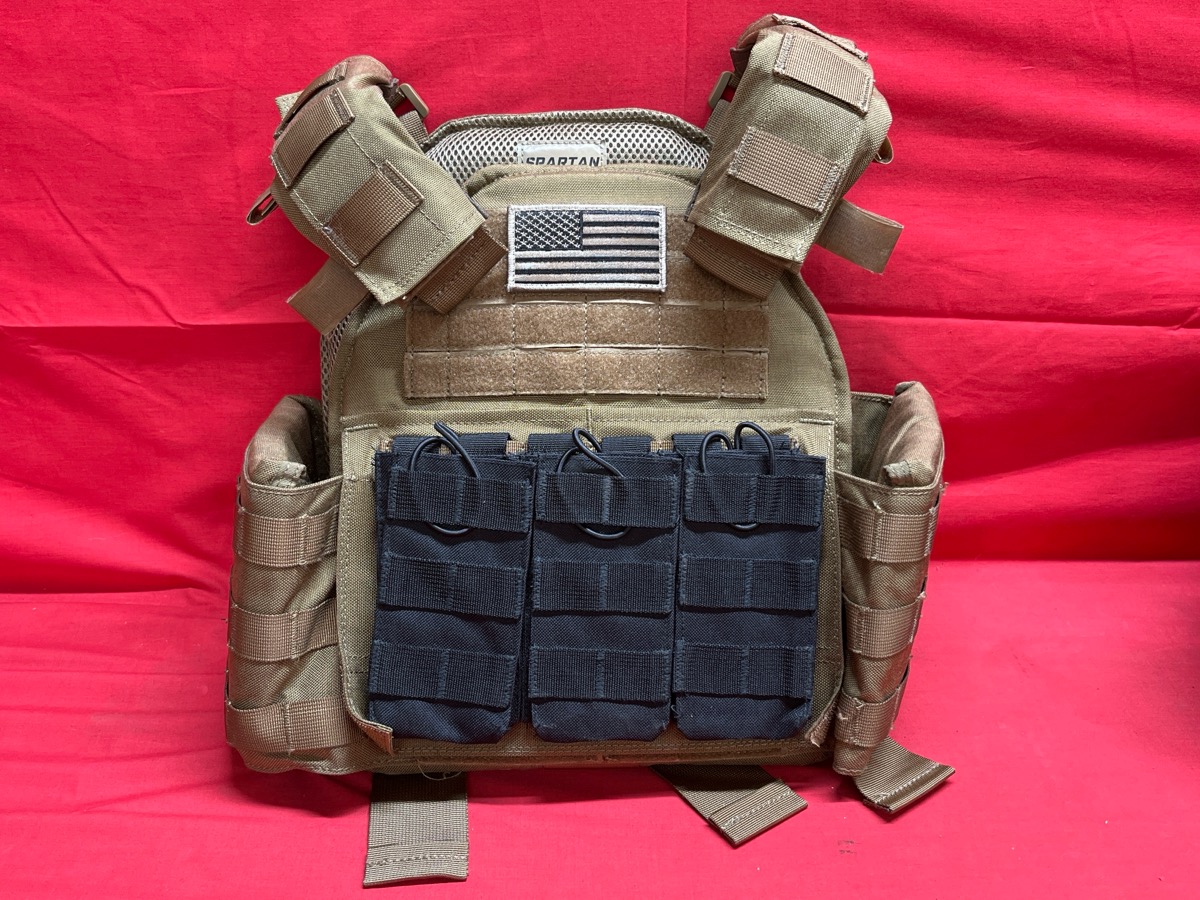 Spartan Armor Systems Sentinel Gen II AR500 Body Armor Package Coyote