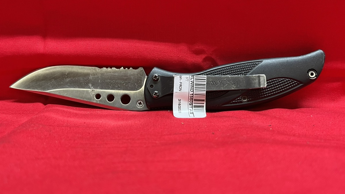 Rare Kershaw Whirlwind 1560ST Assisted Ken Onion Folding Knife 1560 ...