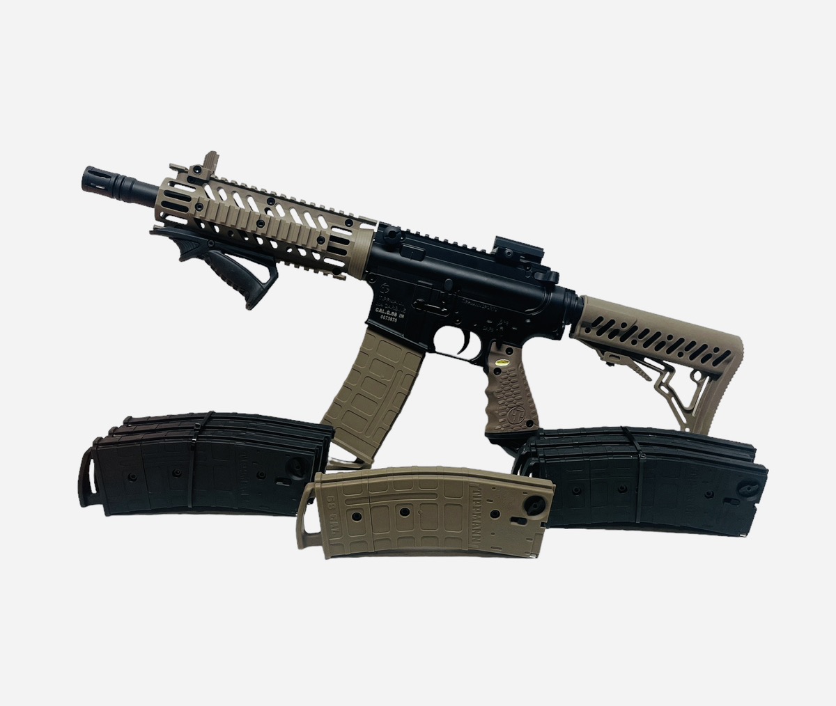 Tippmann M4 Carbine TMC Paintball Gun Model0073870 Very Good Used Guns