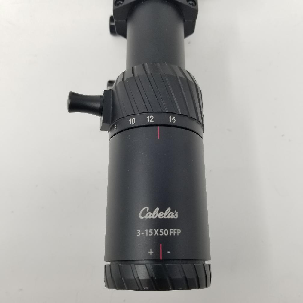 Cabela's Covenant5 Tactical Rifle Scope 3x15x50mm w/ Burris ARP.E.P
