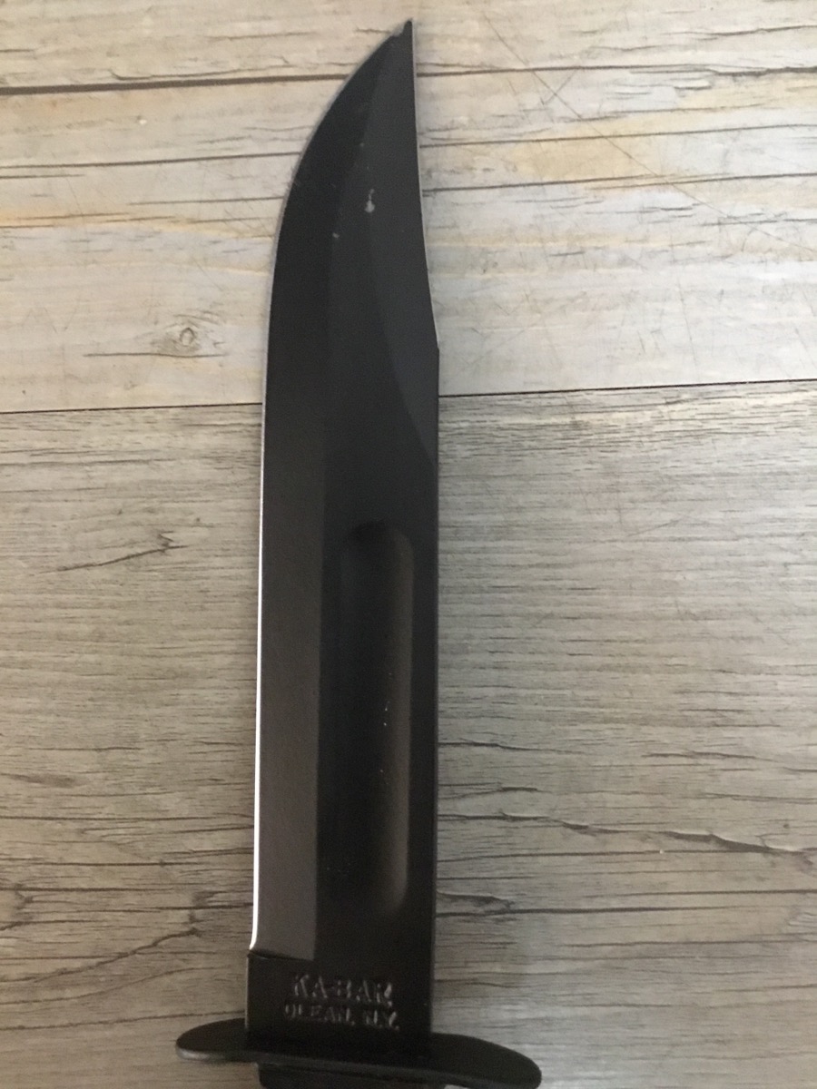 UNITED STATES MARINES KABAR COMBAT KNIFE Acceptable Used Guns