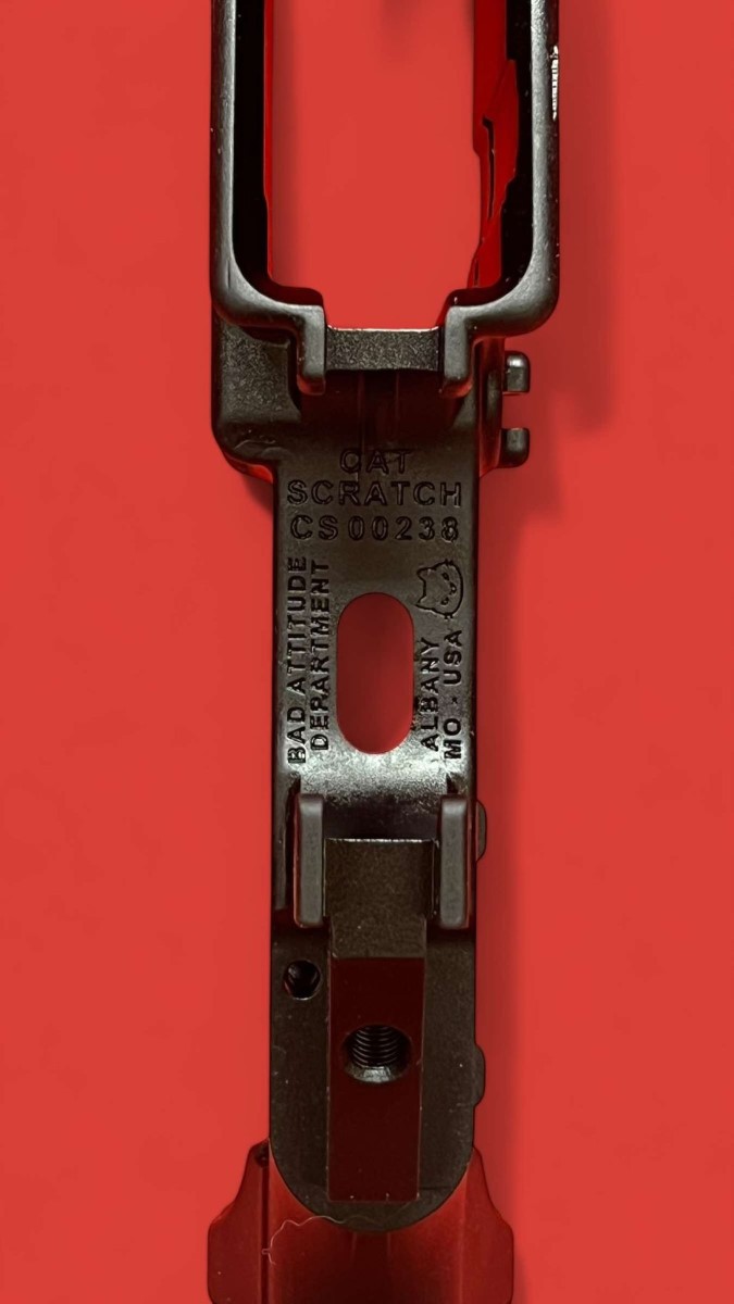 Bad Attitude Department Cat Scratch Fever AR15 Stripped AR Lower