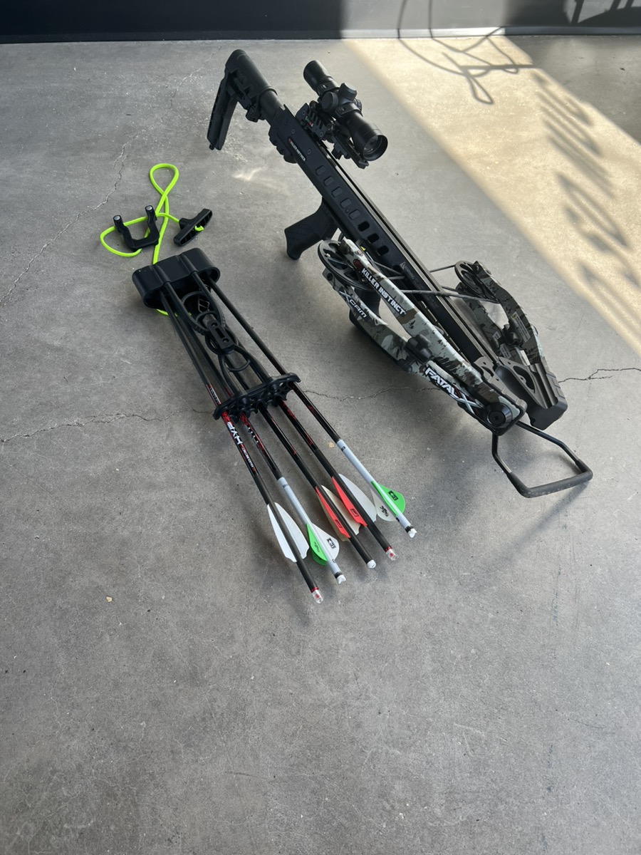 KILLER INSTINCT CROSSBOWS FATAL X 195 LB DRAW WEIGHT Very Good Used Guns