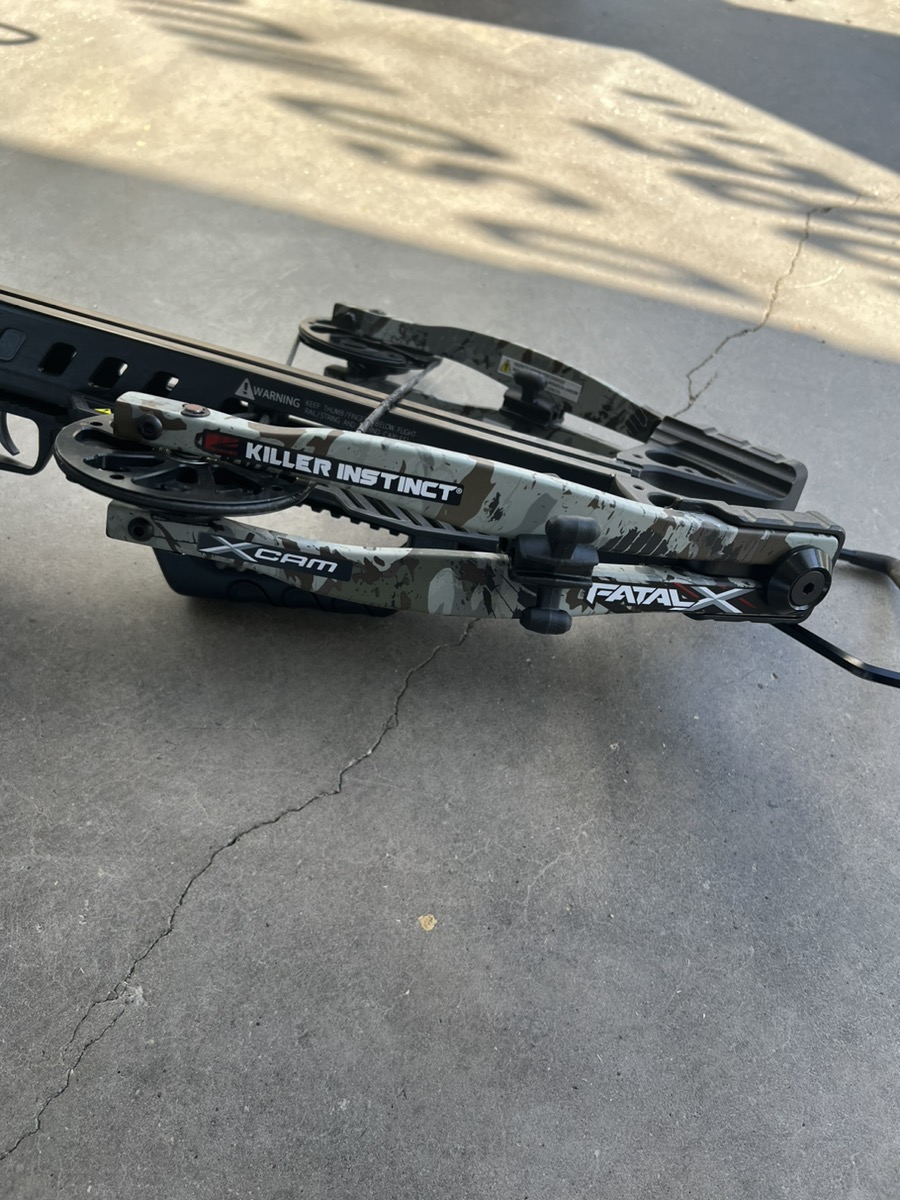 KILLER INSTINCT CROSSBOWS FATAL X 195 LB DRAW WEIGHT Very Good Used Guns