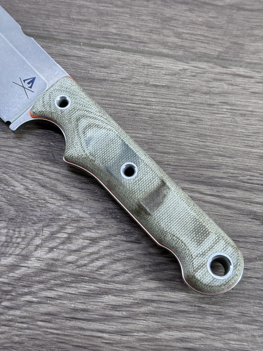 WHITE RIVER FC5 453 FIRECRAFT FIXED BLADE KNIFE GREEN MICARTA S35VN